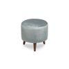 Ethan Solid Wood  Ottomon in  Grey Colour