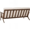 Scandinavian Aston Three Seater Sofa Cocoa Finish
