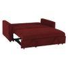 Medas 3 Pull Out Sofa Cum Bed In Maroon Colour