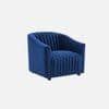 Camro Fabric Sofa (Navy Blue)