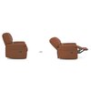 Bernice One Seater Recliner in Tan Colour