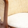 Holland Solid Wood Dining Chair in Brown Colour