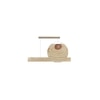 Slimline 48 Beige Solid Wood Single Hanging Light