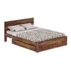 Simplicity Solid Woo Queen Size Drawer Storage Bed