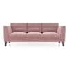 Lewis 3 Seater Fabric Sofa In Desert Rose Colour