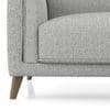 Diana 1 Seater Fabric Sofa In Grey Colour