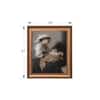 Artistry Black White Mother Child Printed Framed Canvas Canvas Wall Prints Set of 1 Multicolor Matte