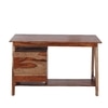 Roswell Sheesham Wood Study Computer Table In Teak Finish