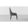 Lili Solid Wood Accent Chair in Cream Colour