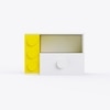 Building Blocks Storage Unit In Yellow & White Colour