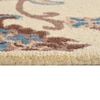 Presto Cream Traditional Hand Tufted Wool Carpet 5X7 Feet