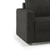Apollo Compact Sofa (Colour : Graphite Grey, Cushion : Hard, Back Type : Regular, Seater : 2+1+1)