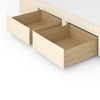 Holmebrook Engineered Wood King Size Bed With Drawer Storage (Ivory Colour)
