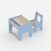 Topolino Toddler Activity Table & Chair in light Blue