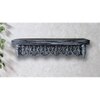 Fura Grey Colour Solid Wood Handcarved Floating Wall shelf