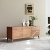 Gabrielle TV unit in solid mango wood 140 cm