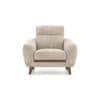 Ronan 1 Seater Fabric Sofa In Beige Colour