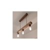 Tavern Brown Solid Wood Cluster Hanging Light