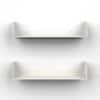 Alivo Floating Bookshelf White