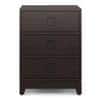 Magellan Solid Wood Bedside Table in Mahogany Finish