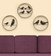 Rattan Abstract Cane Wall Decor in Multicolor Set of 3