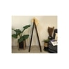 Focal Beige Solid Wood Floor Lamp with Beige Solid Wood Base
