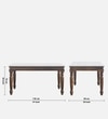 Uri Six Seater Dining Table with Six Chairs & With Porcelain Top