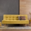 Ofra 3 Seater Sofa Cum Bed In Yellow Color