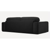 Parega 3 Pull Out Sofa Cum Bed In Black Colour