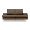 Benjamin 2 Seater Leatherette Sole in Ash Grey Colour