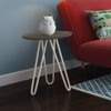 Ostra Solid Wood Side Table in Natural Finish