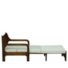 Alex 1 Seater Sofa Cum Bed in Off White Colour