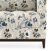 Florence Luxe 1 Seater Fabric Sofa in Adrian Velvet Colour
