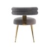 Swizzy Solid Wood Accent Chair in Grey Colour
