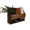 Riverdale Wooden Wall Shelf Organiser With Key Holders