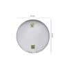Aluminium Circle Decorative wall mirror by elegant arts and frames (Mirror size 800 mm)