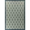 Jaipur Rugs Diamond Wool 6x9 Feet Medium Sea Green And Light Sea Mist Dhurrie Carpet
