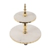 Marble 2-Tier Cake Stand