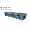 Favro Teal Colour Solid Wood Handcarved Floating Wall shelf