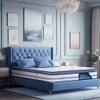 Balance Plus -Doctor Recommended, 5 Zone Dual Density Orthopedic Support layer, Euro Top Memory Foam Mattress (72 x 70 in, 8 Inches)