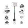 Devansh Wooden Floor Lamp