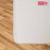 USHA SHRIRAM Queen Size Elastic Strap Terry Cotton Waterproof Mattress Cover White