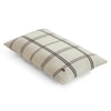Windowpane Honeydew  And Natural Cotton Pillow Cover 12X20 Inches