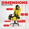 ASE Gaming Gold Series Gaming Chair (Yellow)