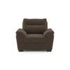 Adelaide Essential 1 Seater Fabric Sofa in Daschund Brown Colour