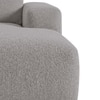 Sophisticated Wood Right Aligned 3-Seater With Upholstery Non Storage Sofa In Grey Colour