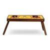 Khamma Ghanni Solid Wood Bookshelf and Serving Tray In Multicolour