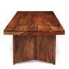Kassel Sheesham Wood Contemporary Rectangle Coffee Table In Natural Teak Finish