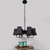Devansh Dual Gold Metal  Wallmounted Lamp With Cotton Off-White Shade