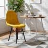 Beautiful Leatherette Dining Chair in Yellow Colour